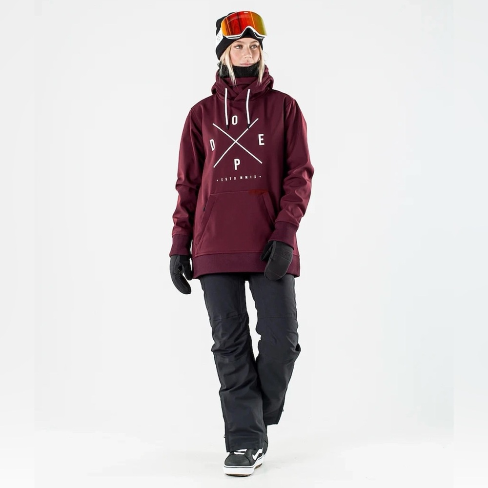 DOPE Women's Burgundy Ski/Board Jacket
